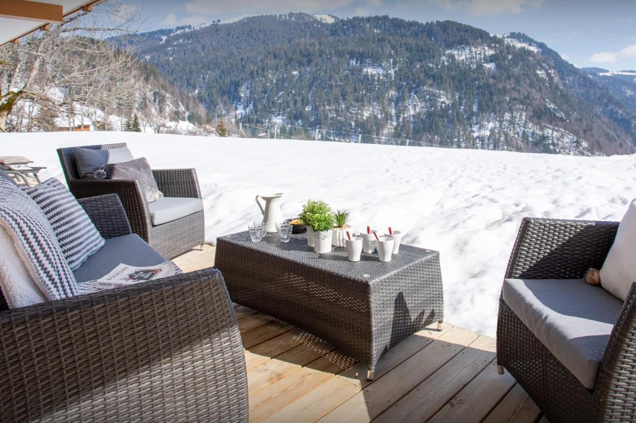 Chalet Sabaroc - Ovo Network La Giettaz Exteriör bild