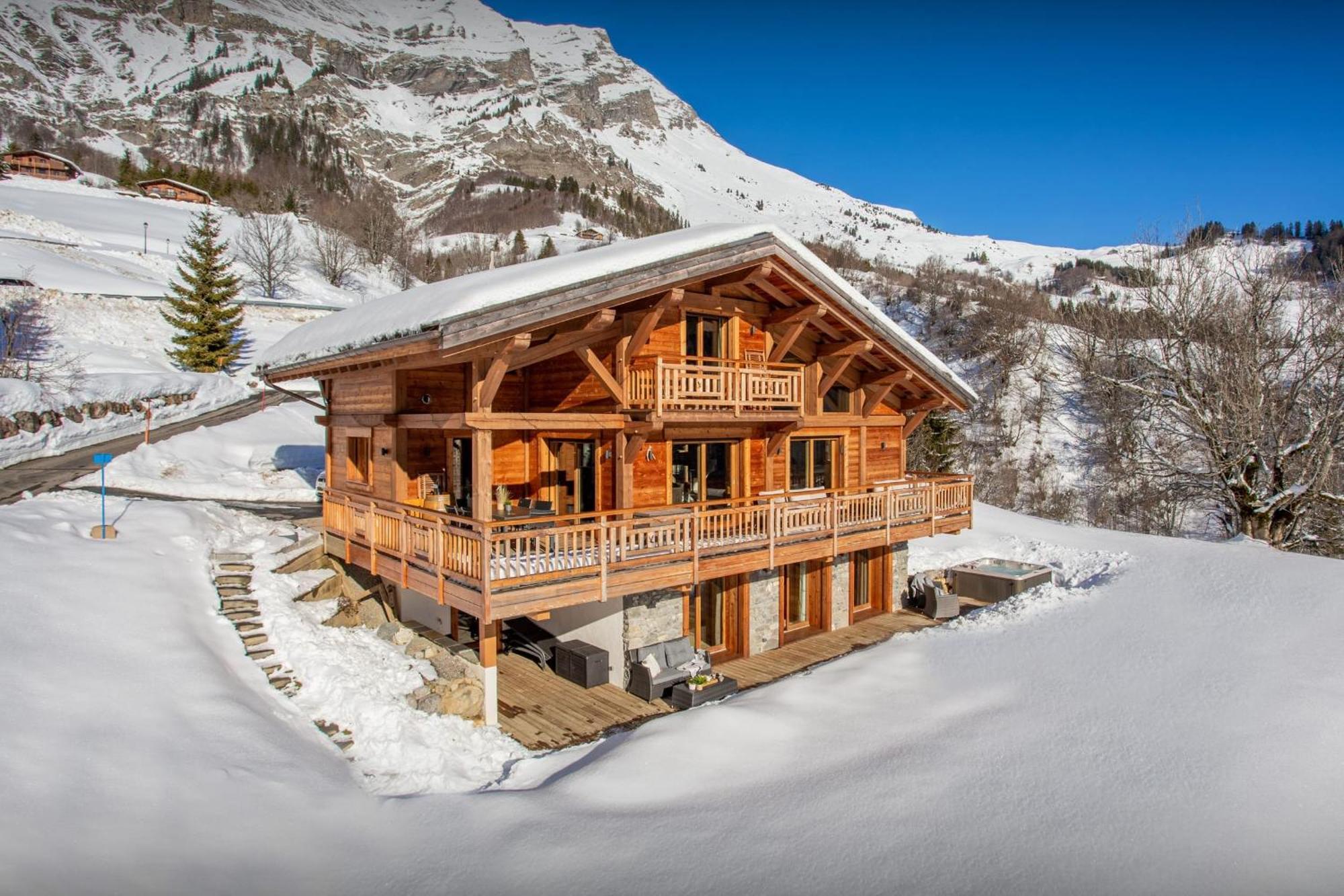 Chalet Sabaroc - Ovo Network La Giettaz Exteriör bild